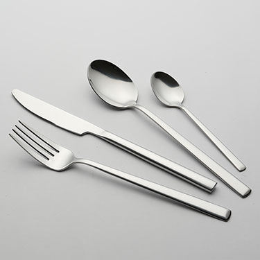 JG 24PÇS FAQUEIRO HOME&amp;CO ATLANTA INOX PRATA