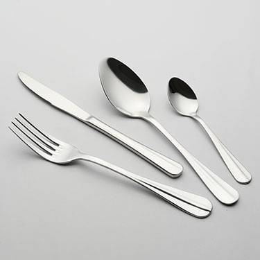 JG 24PÇS FAQUEIRO HOME&amp;CO FILADELFIA INOX PRATA