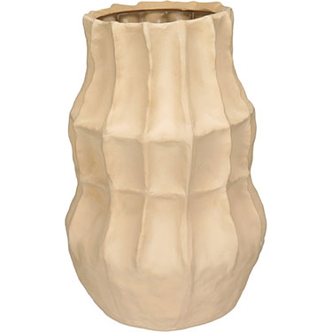 VASO DECORATIVO HOME&amp;CO CERÂMICA 30x20x20cm BEGE