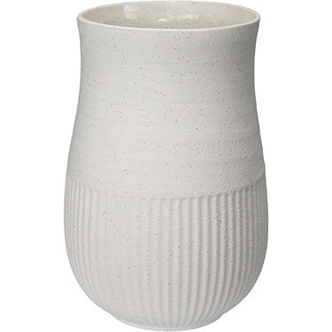 VASO DECORATIVO HOME&amp;CO CERÂMICA 30x20x20cm MARFIM