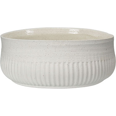 CENTRO MESA HOME&amp;CO CERÂMICA 12x30x30cm MARFIM