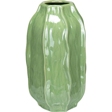 VASO DECORATIVO HOME&amp;CO CERÂMICA 30x20x20cm VERDE