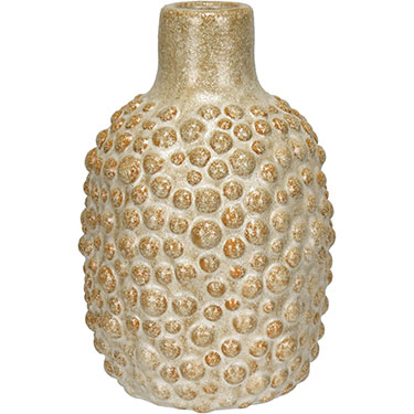 VASO DECORATIVO HOME&amp;CO CERÂMICA 15x10x10cm BEGE