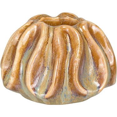 PORTA VELA HOME&amp;CO CERÂMICA 9x10x10cm BEGE