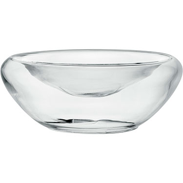 CENTRO MESA PAREDE DUPLA HOME&amp;CO VIDRO 7x19x19cm TRANSPARENTE