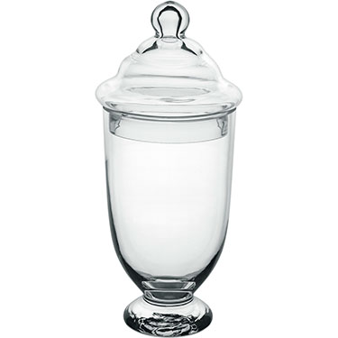 POTICHE HOME&amp;CO VIDRO 29x13x13cm TRANSPARENTE