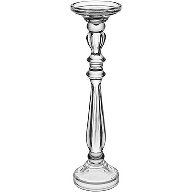 CASTIÇAL HOME&amp;CO VIDRO 38x10x10cm TRANSPARENTE