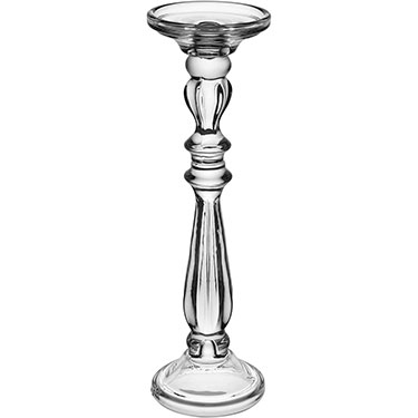 CASTIÇAL HOME&amp;CO VIDRO 34x10x10cm TRANSPARENTE