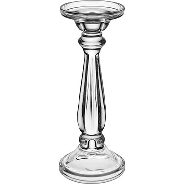 CASTIÇAL HOME&amp;CO VIDRO 25x10x10cm TRANSPARENTE