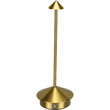 LUMINÁRIA DE LED MESA USB METAL 31x8x8cm DOURADO