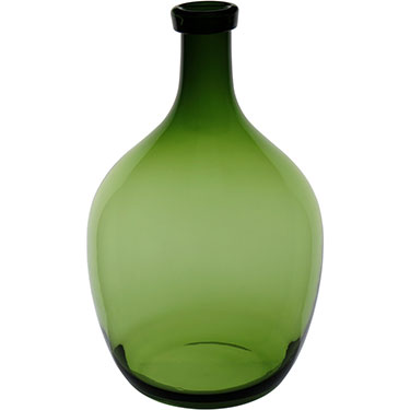 VASO HOME&amp;CO VIDRO 40x24x24cm VERDE