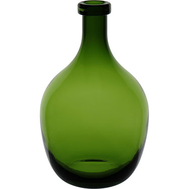 VASO HOME&amp;CO VIDRO 30x18x18cm VERDE