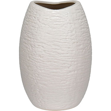 VASO DECORATIVO HOME&amp;CO CERÂMICA 19x12x12cm BRANCO