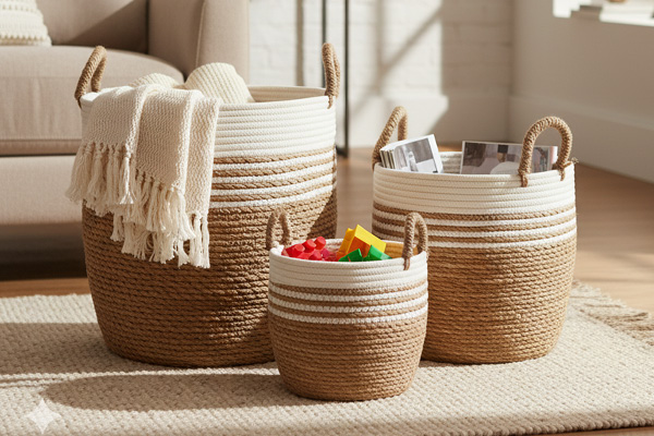 view of a coastal Mediterranean village on a hillside, with small boats in the water.
